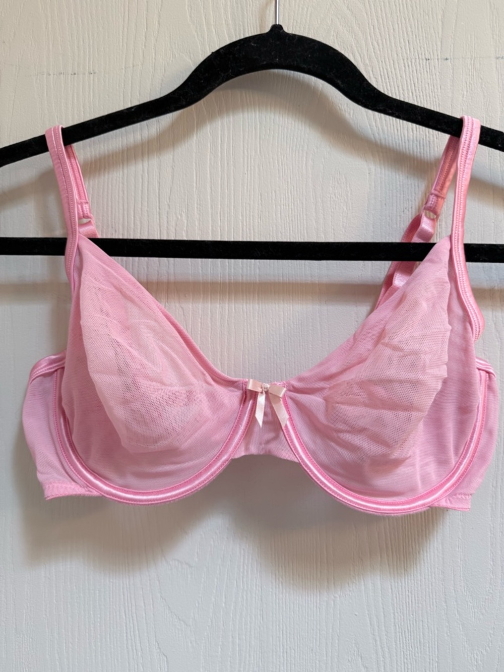 Victoria’s Secret Sheer Pink Underwire Bra - Women Intimates